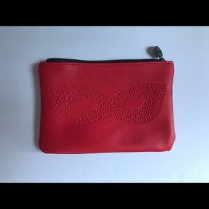 Ipsy Red Mask Makeup Bag